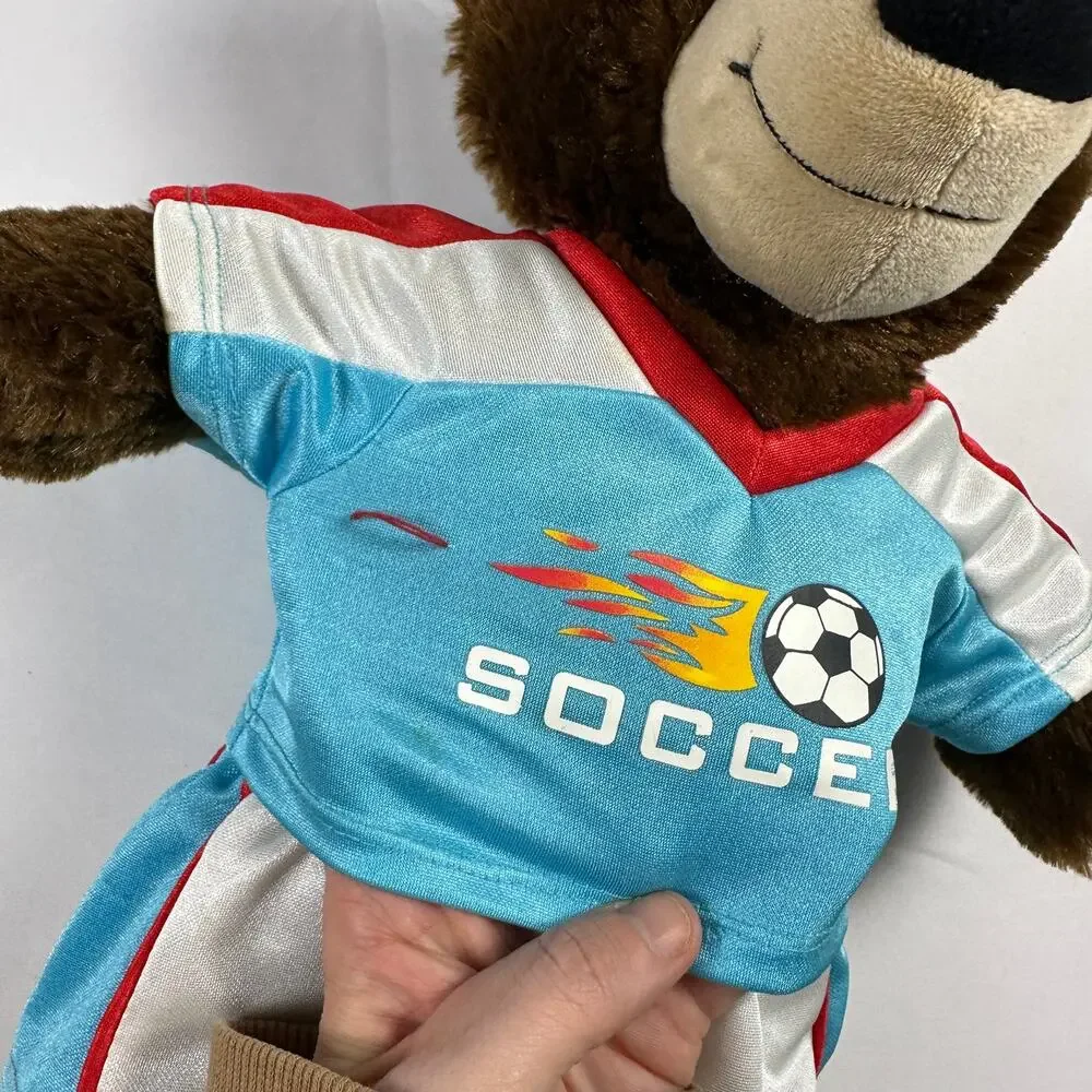 Build-A-Bear Y2K 2009 Soccer Athlete Teddy Bear Stuffed Animal